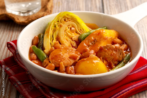 Very delicious Pork and Bean Stew. Pochero from Philippines.