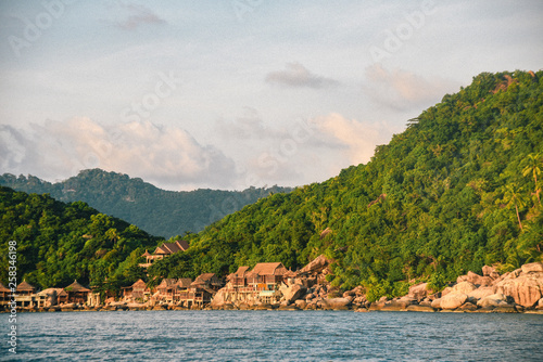 Coastline of Koh Tao Island in Thailand 