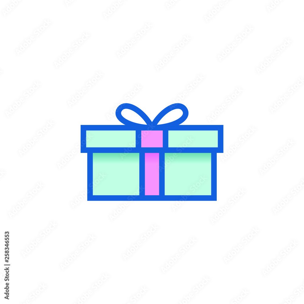 Modern Gift Icons for electronic commerce store shopping business internet company with high end look Modern Gift Icons for electronic commerce store shopping business internet company with high end look
