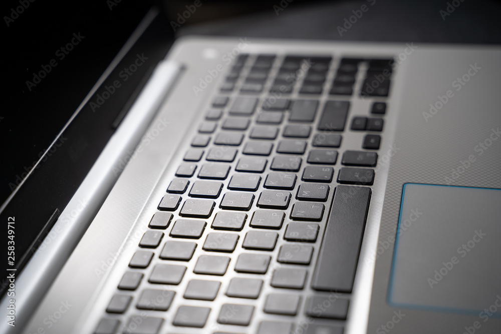 Laptop keyboard closeup. Laptop keyboard closeup.