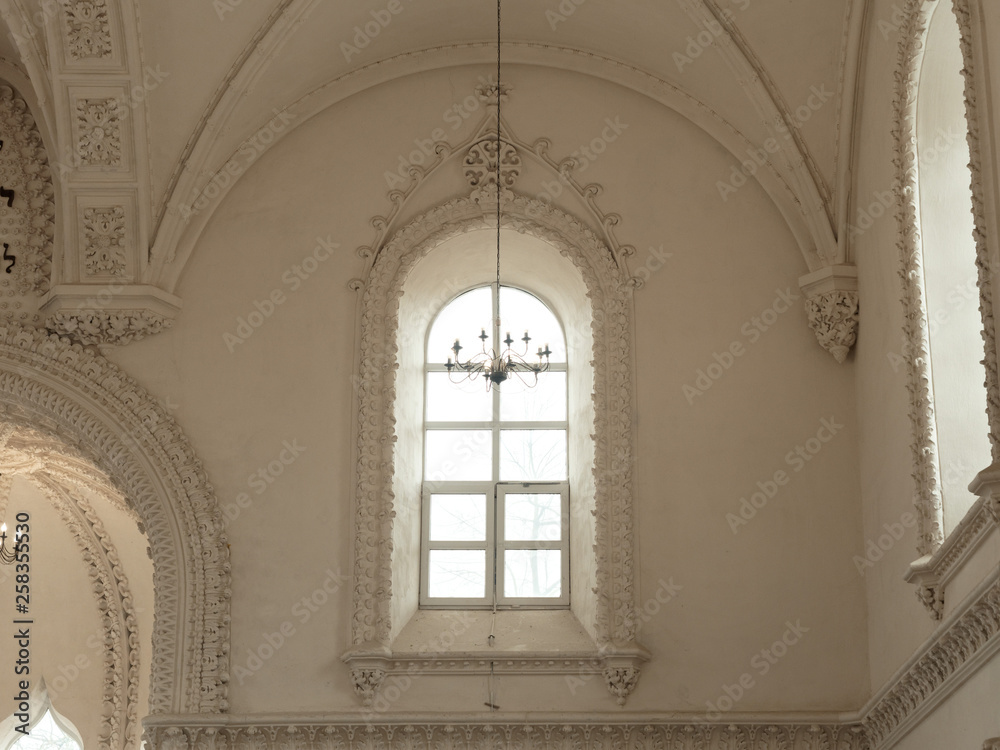 GRODNO, BELARUS - MARCH 18, 2019: Interior synagogue in the city of Grodno..