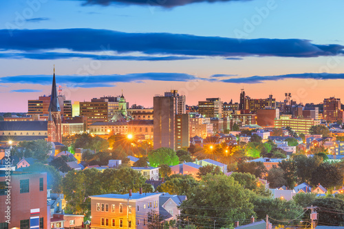 Portland, Maine, USA downtown skyline