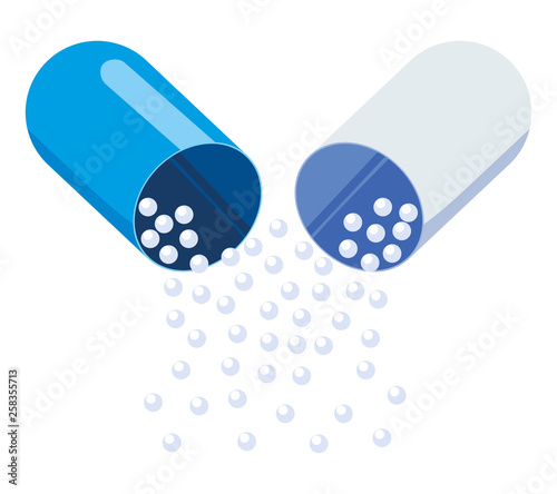 capsule drug medical icon