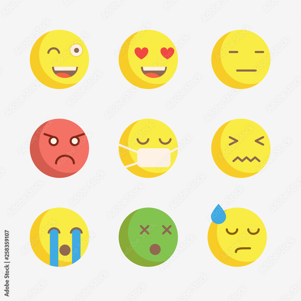 Emoji. Vector icons emoji. Expressionless emoji. Emoji. Vector icons emoji. Expressionless emoji.