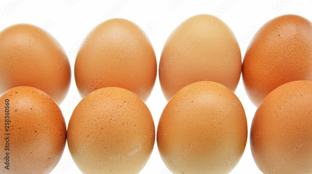 eggs isolated on white background eggs isolated on white background