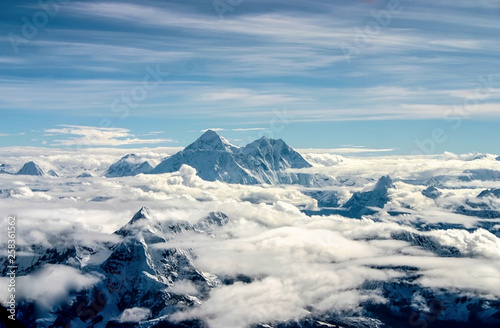 sky and mountains