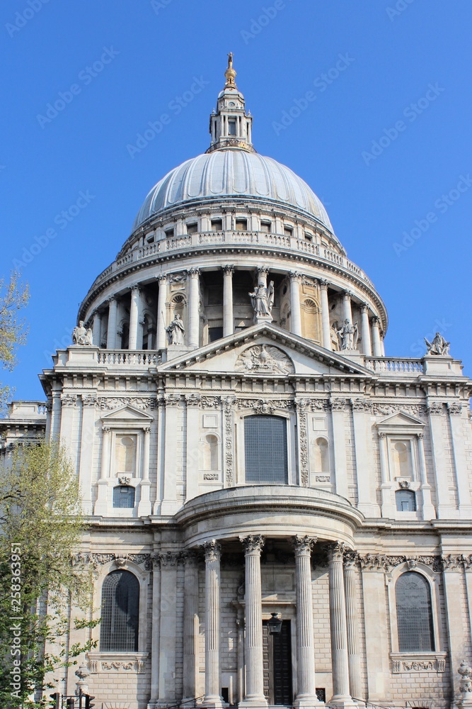 Beautiful London seen during a city tour along thames river and famous architecture