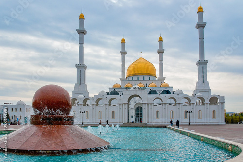 Nur Astana mosque in Astana photo