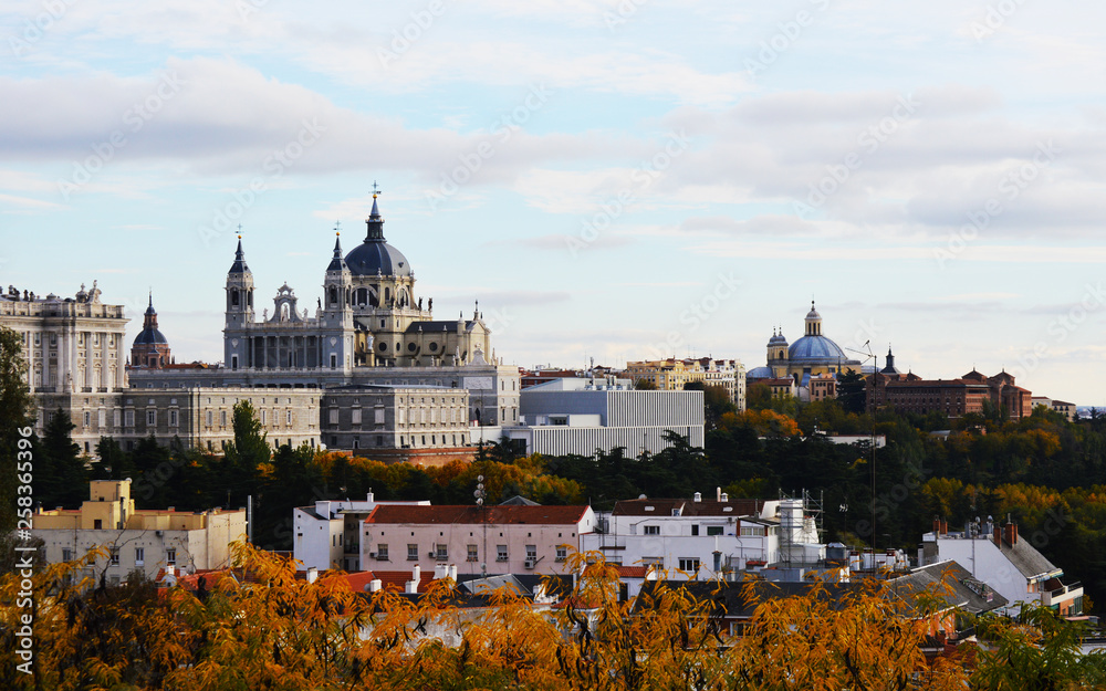 Naklejka premium Madryt Widoki