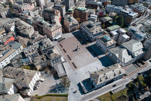 Photos City of Sondrio, Garibaldi Square. View from above