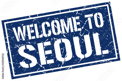 welcome to Seoul stamp
