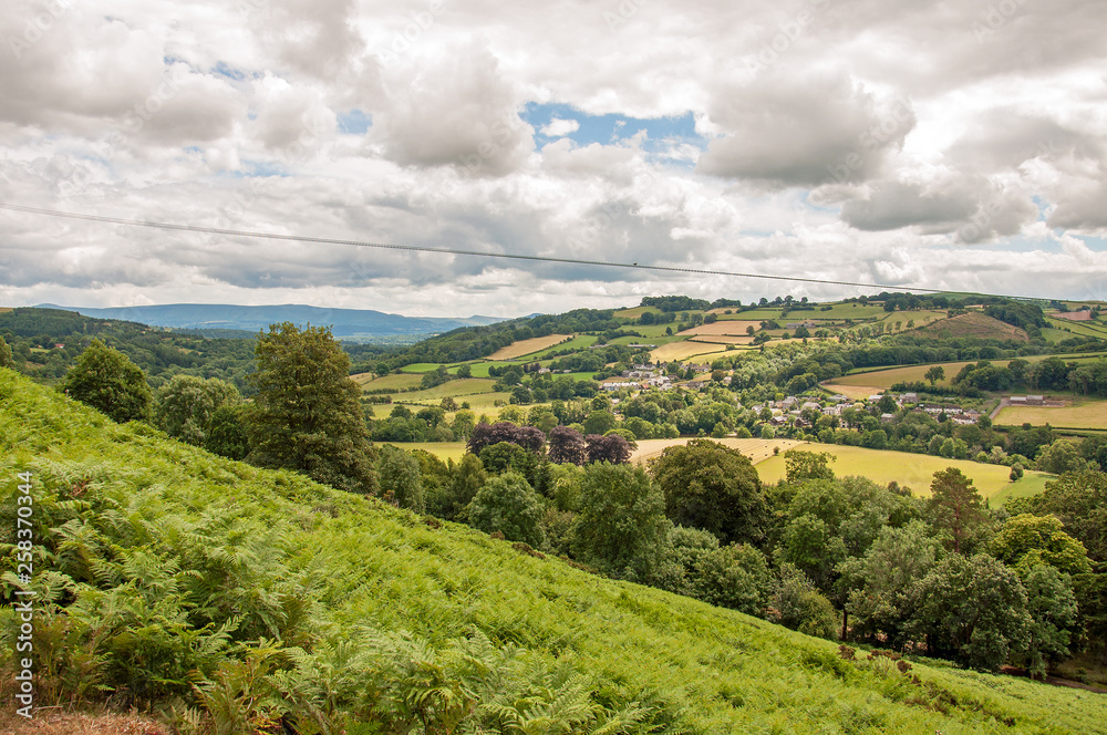 Fototapeta premium Welsh hills in the summertime.