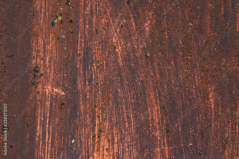 Macro texture of peeled paint on rusty iron closeup. Macro texture of peeled paint on rusty iron closeup.