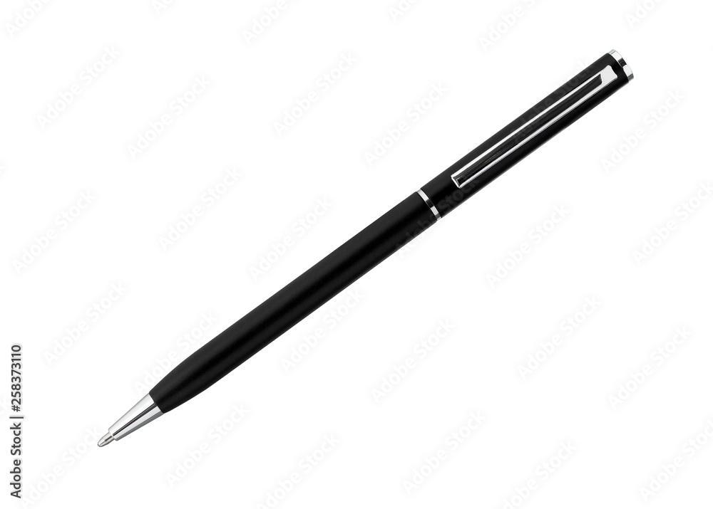 Metal pen isolated on white background. Metal pen isolated on white background.
