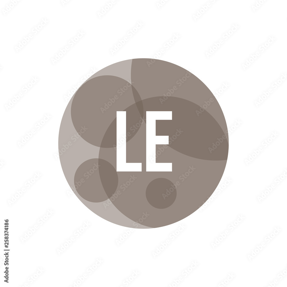Initial Letter Logo LE Template Vector Design Initial Letter Logo LE Template Vector Design
