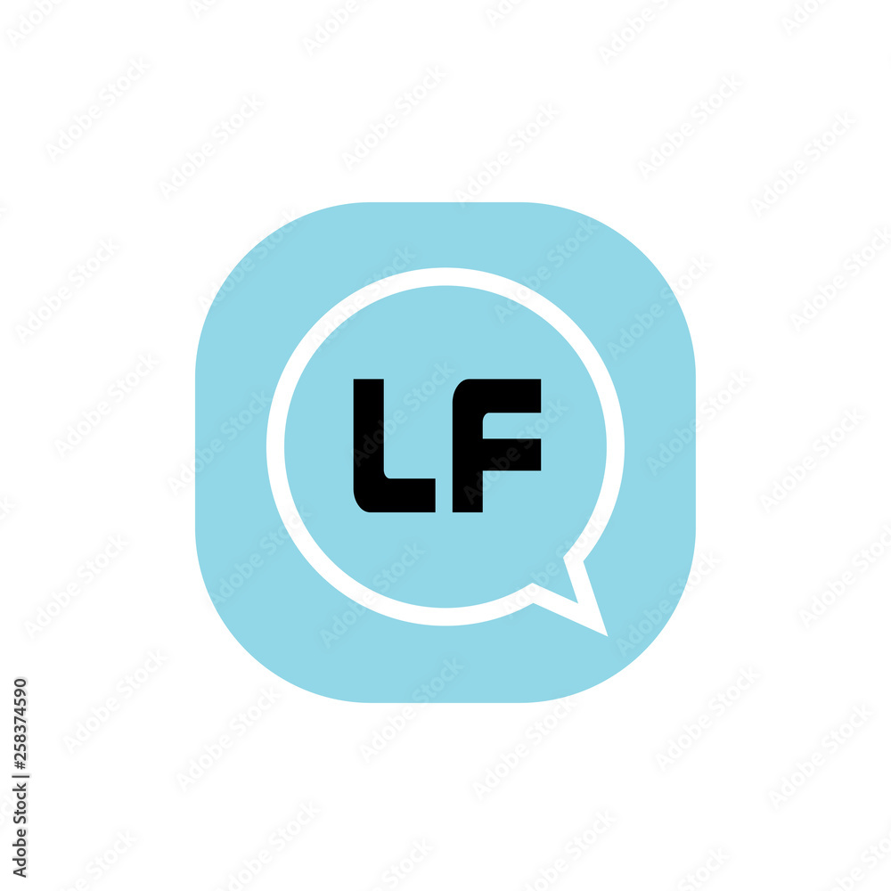 Initial Letter Logo LF Template Vector Design Initial Letter Logo LF Template Vector Design