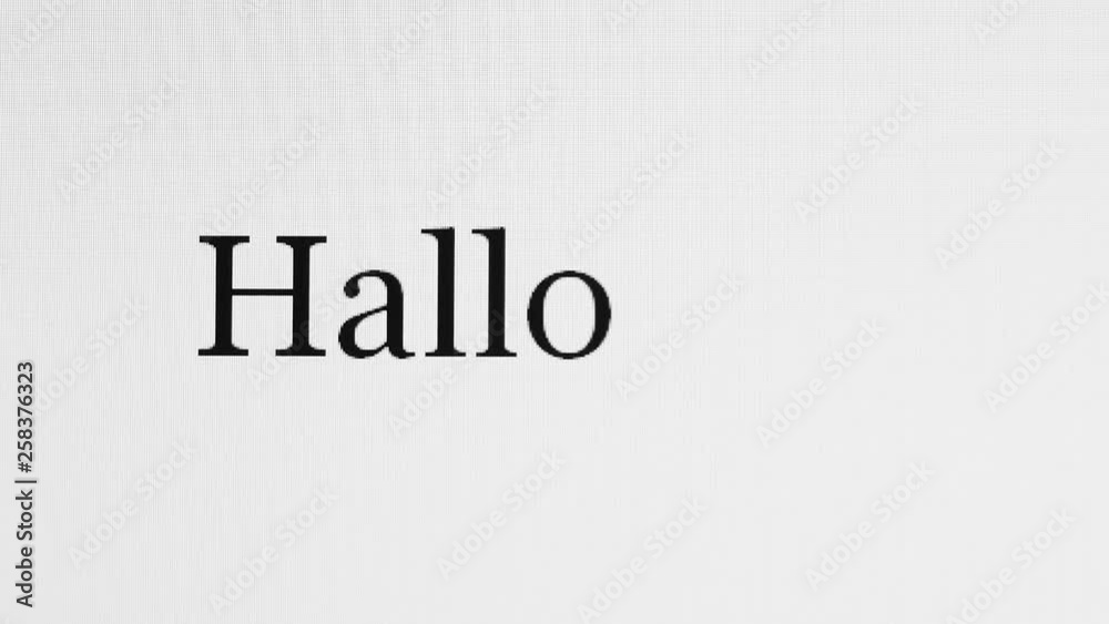 Halloween. Halloween inscription on the monitor. Halloween. Halloween inscription on the monitor.