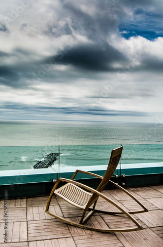 balcony over looking the sea