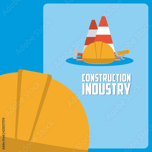 Construction industry concept