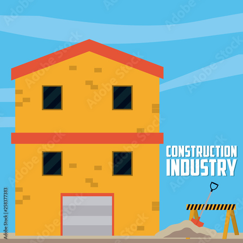 Construction industry concept