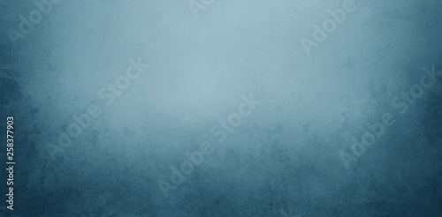 blue background texture with abstract grunge border, elegant old vintage paper or wallpaper illustration