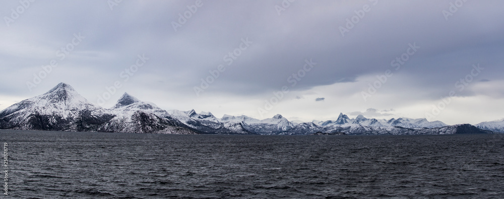 Norwegian mountains during winter