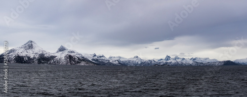 Norwegian mountains during winter