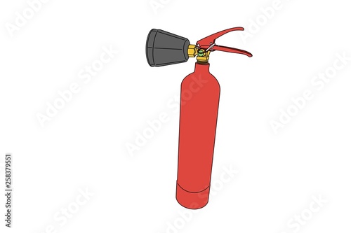 Feuer Löscher Zeichnung