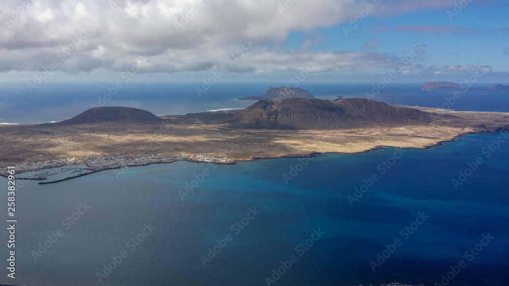 volcanoes of la Graciosa volcanoes of la Graciosa