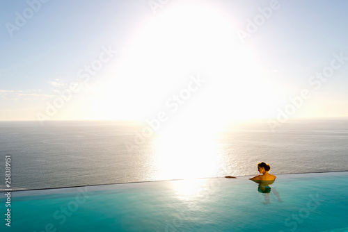 Bathing woman photo