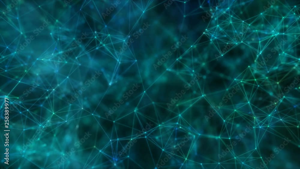 The concept of a universal relationship. Communication of each with each through several handshakes. A seamless loop.Neuron network. 3D animation. The concept of a universal relationship. Communication of each with each through several handshakes. A seamless loop.Neuron network. 3D animation.