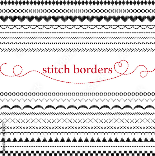 Stitch borders
