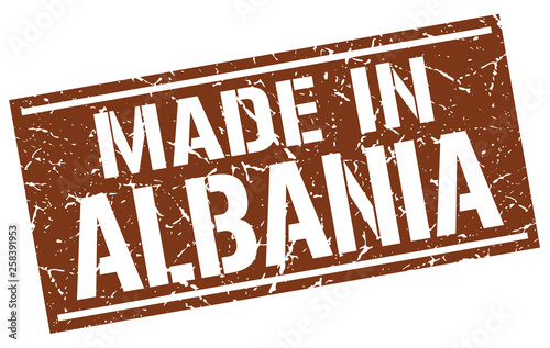 made in Albania stamp