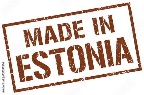 made in Estonia stamp