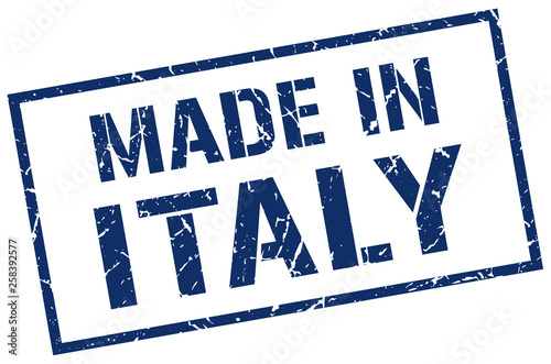 made in Italy stamp