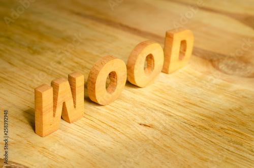Wood Alphabet