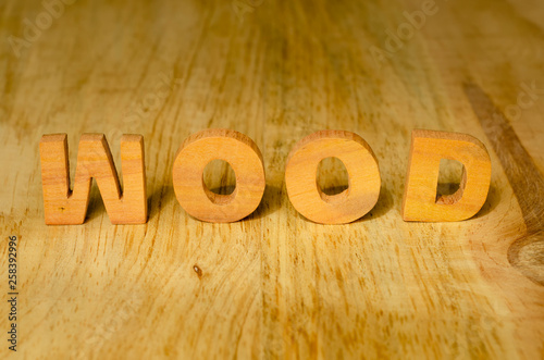 Wood Alphabet