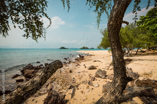 Tropical beach at an island in Thailand © arianarama