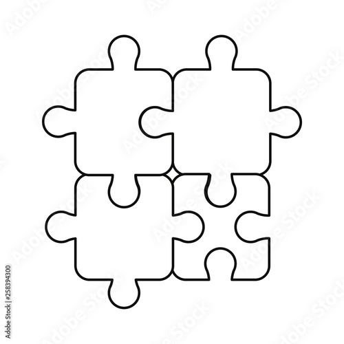 puzzles pieces connection