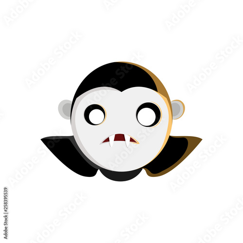 Vampire Head Character Illustration Design