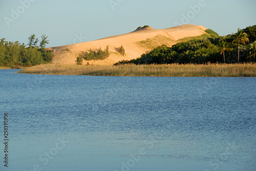 Water body and dune
