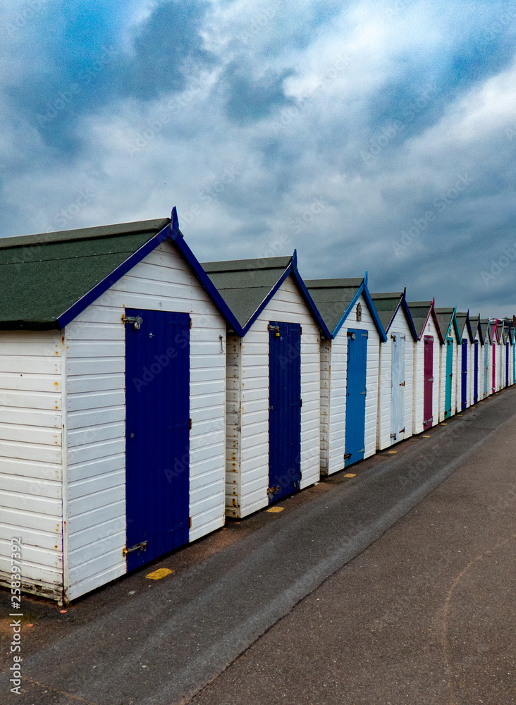 Row of Beach Huts Row of Beach Huts