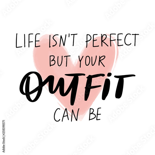 Vector hand drawn lettering phrase. Modern brush calligraphy.