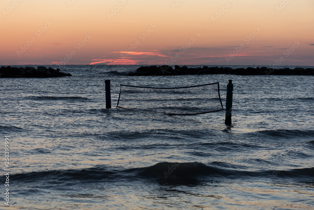 Panorama of sunrise Sea Panorama of sunrise Sea