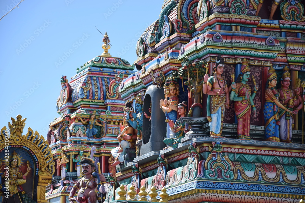 Naklejka premium Temple, la réunion