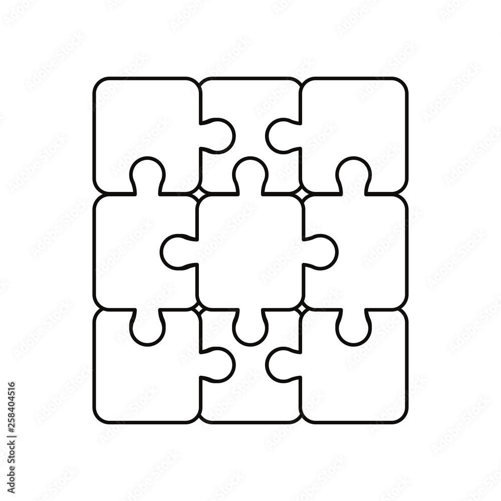 puzzles pieces connection