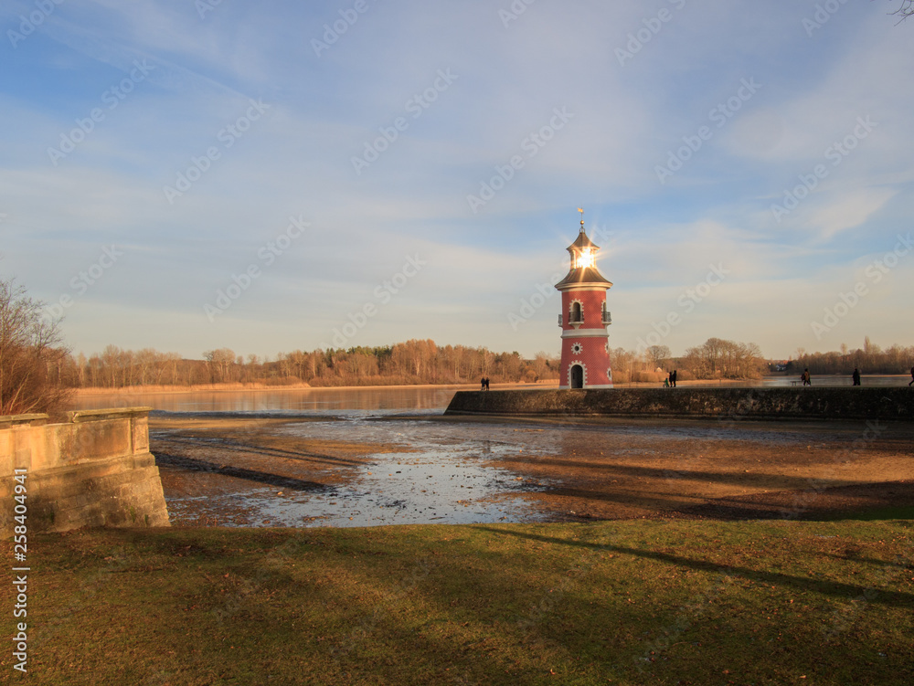 Lighthouse close to Moritzburg,