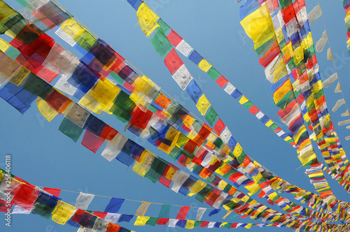 Tibetan prayer flags