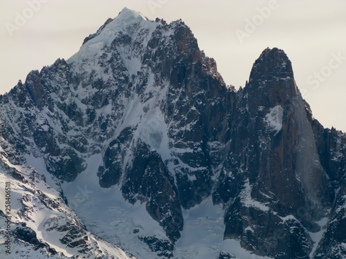 Les Drus and Aiguille Verte photo