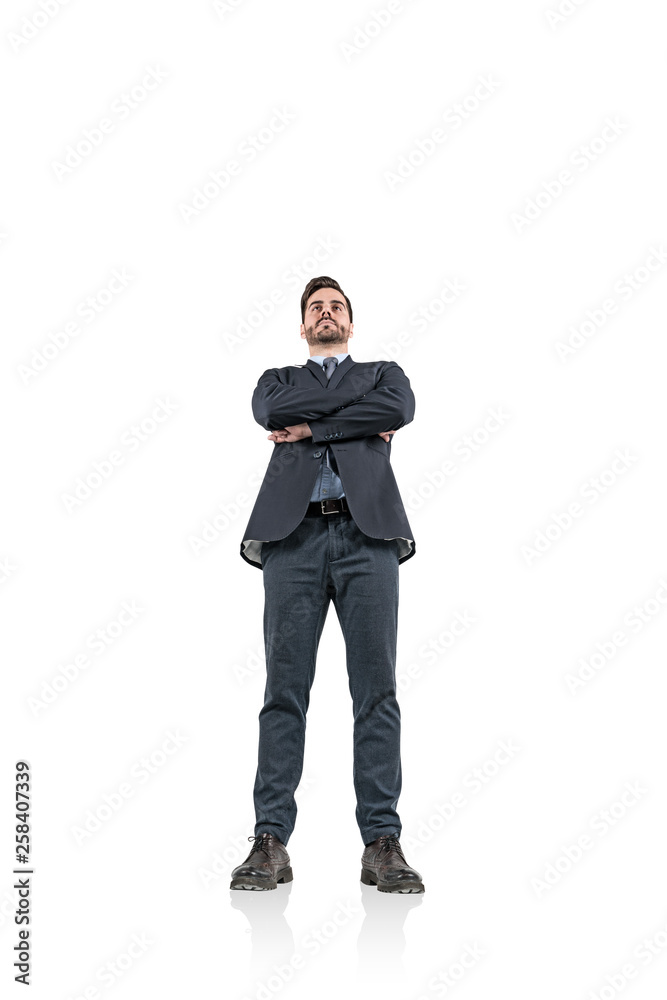 business man with hands crossed, business man with hands crossed,